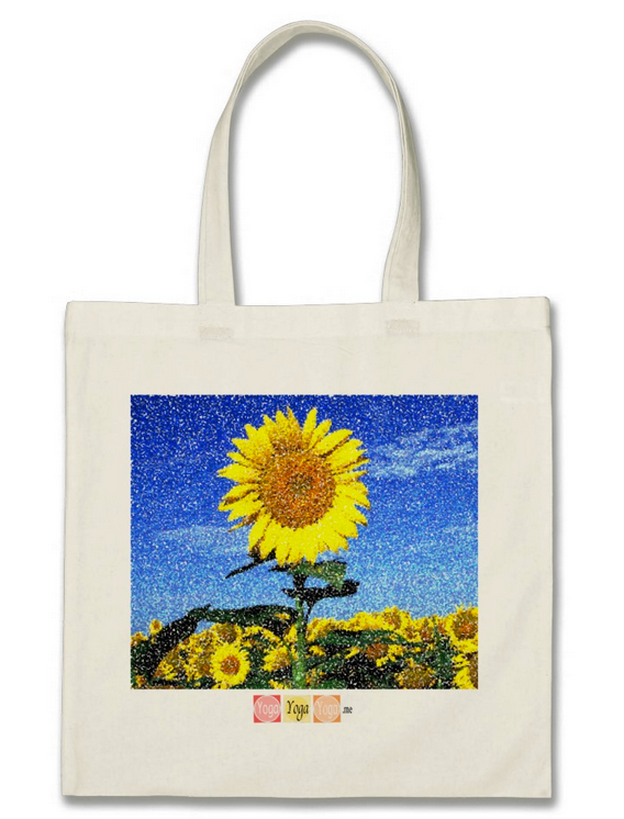 sunflower tote bag